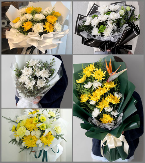 广东江门市蓬江区环市街道白事花束代送